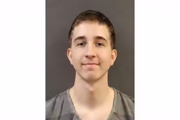 He asked his father for a hug. Moments later, the dad was allegedly running for his life.