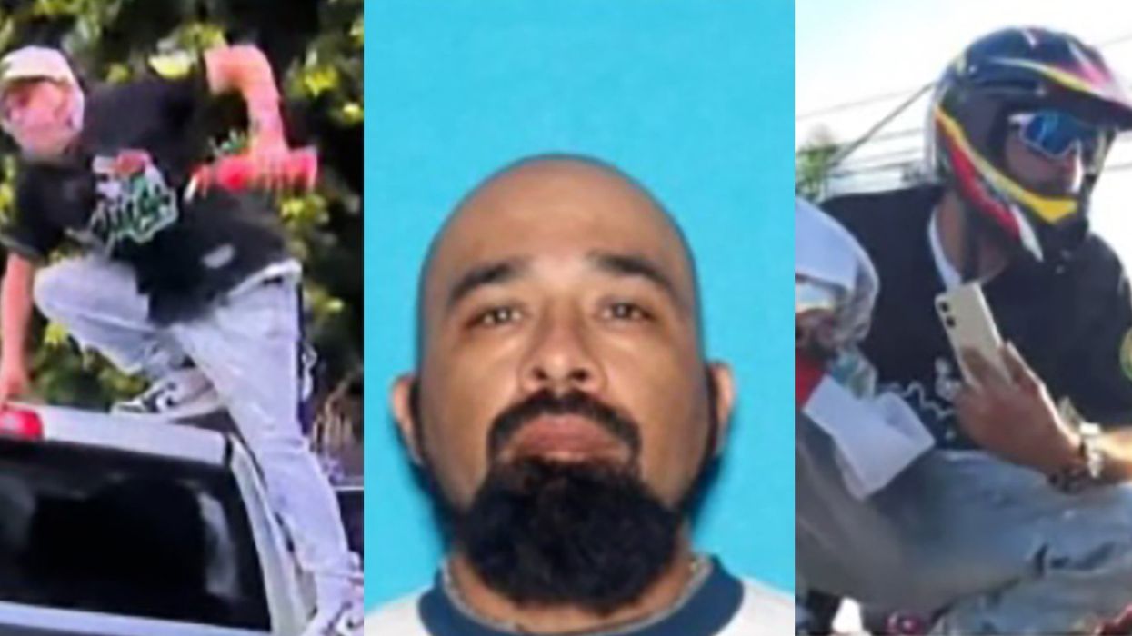 'He can't hide': FBI identifies LA thug who allegedly hurled massive rocks at federal officers