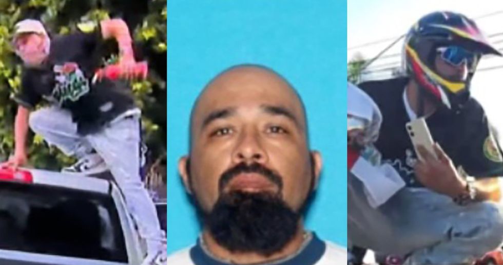 'He can't hide': FBI identifies LA thug who allegedly hurled massive rocks at federal officers