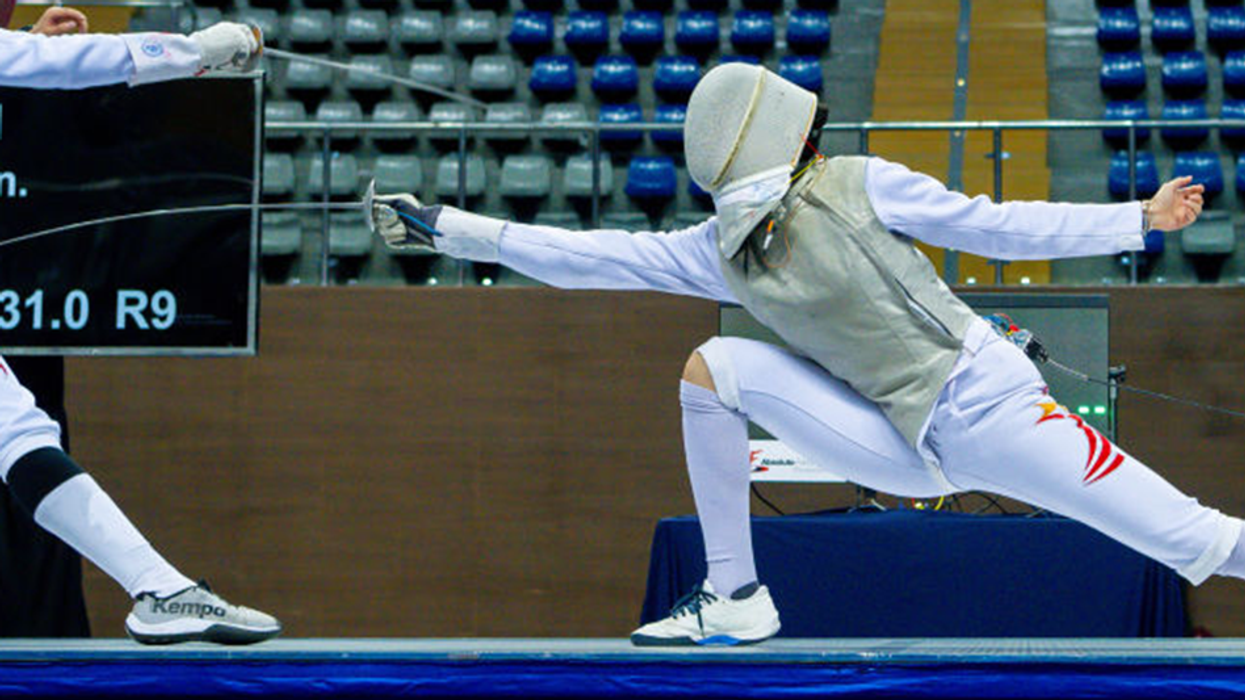 'He's a man!' Woman screams at man in women's fencing tournament as officials claim 'there's nothing to oppose'