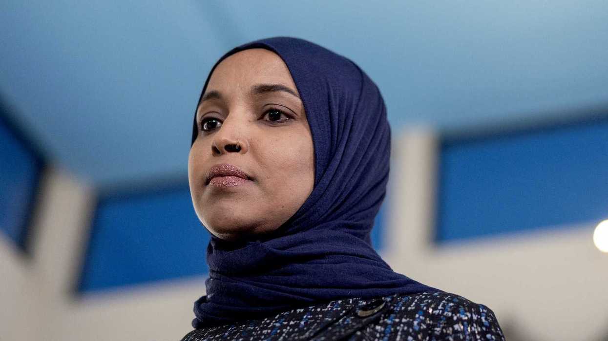 'He's been saying some dumb s**t': Ilhan Omar MELTS DOWN when reporter presses her on Homan probe into brother