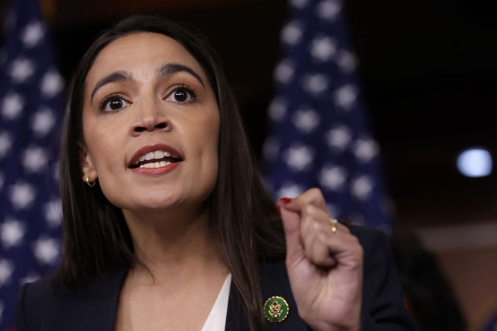'He's out of his mind': AOC is afraid Trump will put her in jail if he wins the presidency, calls government a 'business'