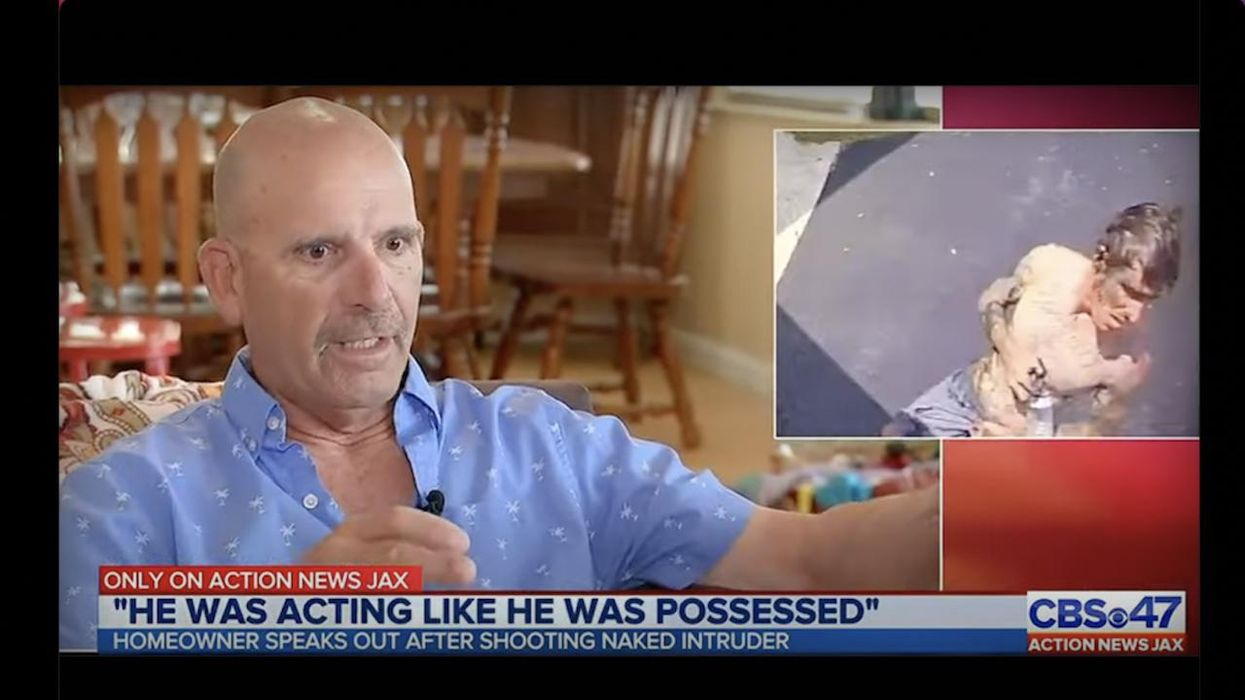 'He was acting like he was possessed': Homeowner explains why he shot mud-covered intruder after the man left his house