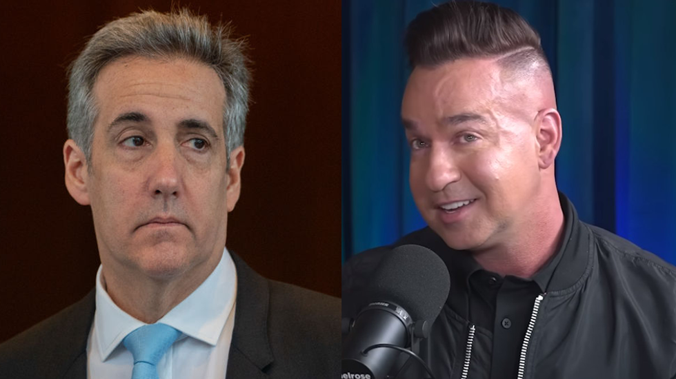 'He was very nice to me': 'Jersey Shore' star Mike Sorrentino says he sat next to Michael Cohen every day in prison