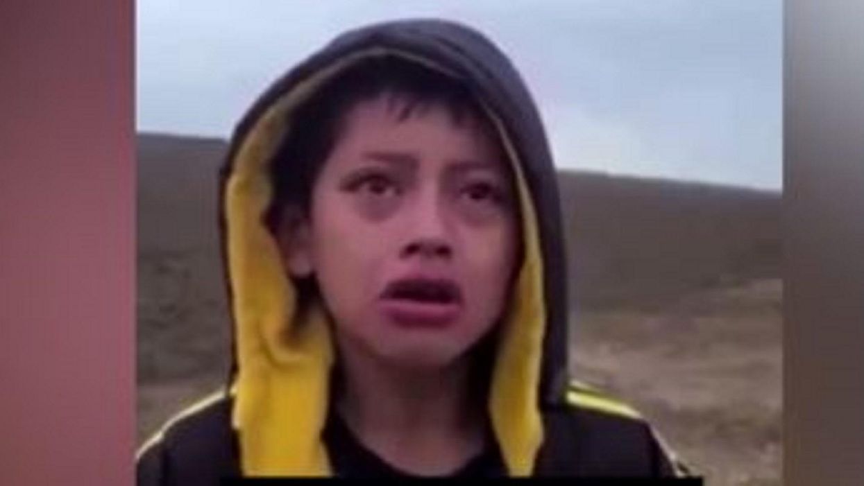 Heartbreaking video shows abandoned 10-year-old migrant boy found sobbing in Texas desert, seeking help