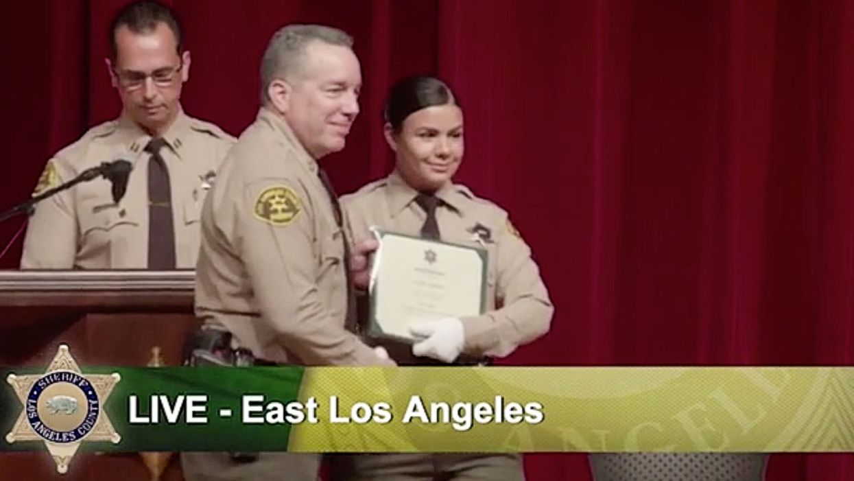 Hero deputy shot through the jaw in Los Angeles ambush is a rookie officer and a former librarian