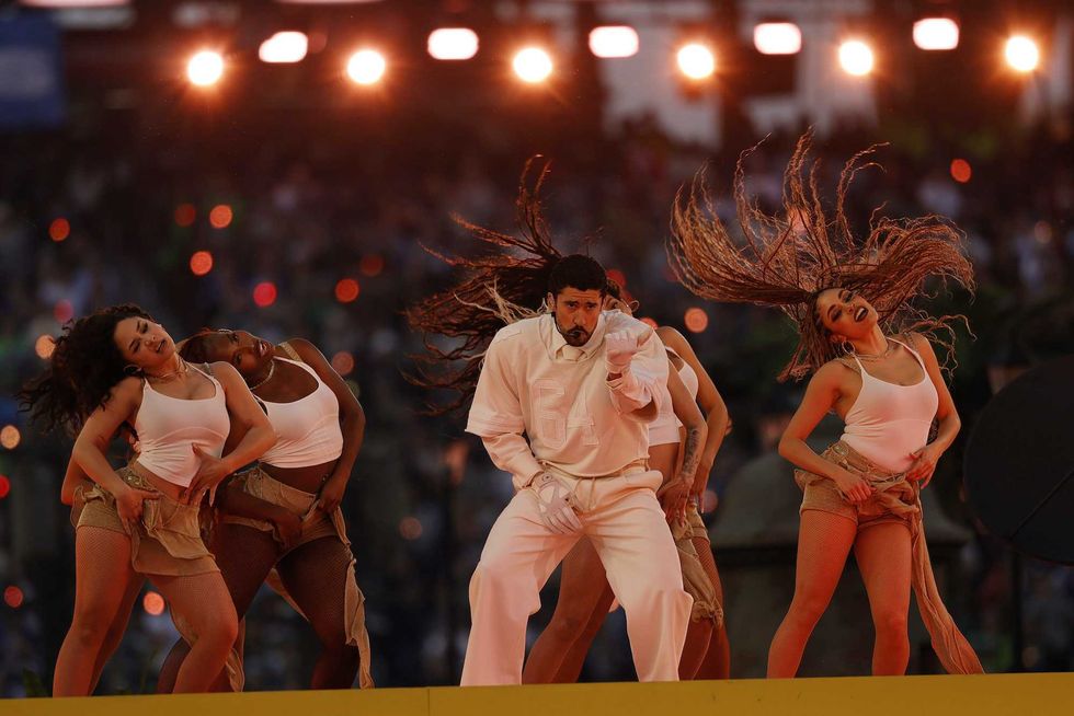 'Holy racism you dumb f**k': Left-wing influencer peddles false narrative about Bad Bunny halftime show — and gets obliterated