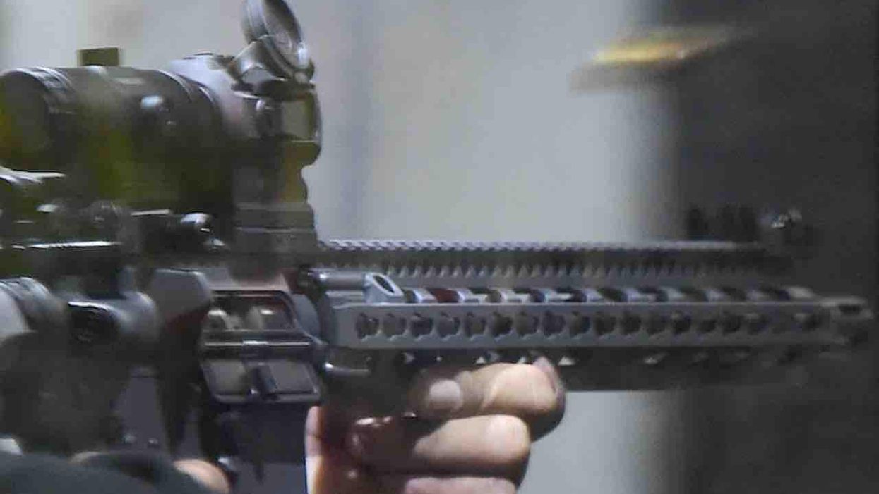 Homeowner finds girlfriend being assaulted by her ex-boyfriend, orders him to leave. But ex lunges at homeowner with knife, so homeowner shoots him dead.