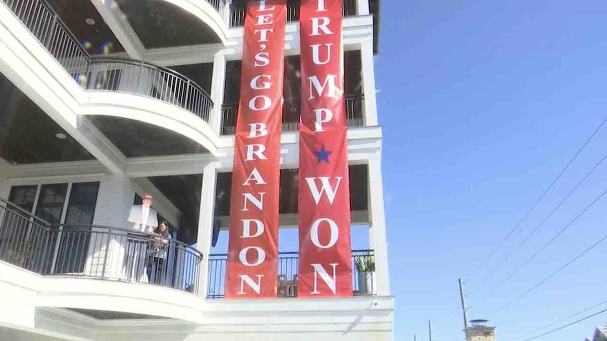Homeowner refuses to take down 3-story 'Trump Won,' 'Let's Go Brandon' banners despite mounting daily fines: 'People needed to see what I believe in'