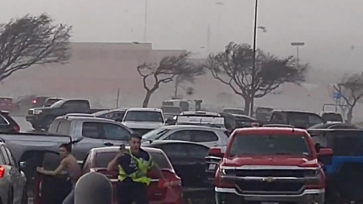 Horrifying video captures Walmart shoppers taking cover amid destructive Texas tornado