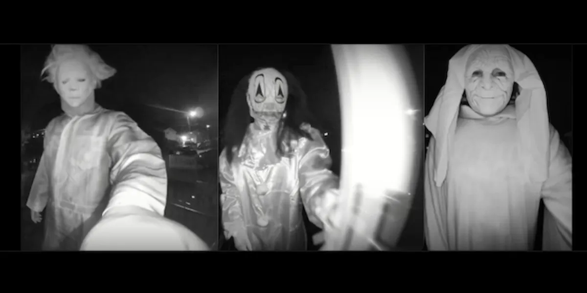 Horror-costumed trio banged on home’s front door late at night and ‘threatened to kill us,’ woman says. Then cops intervened. Horror-costumed trio banged on home’s front door late at night and ‘threatened to kill us,’ woman says. Then cops intervened.