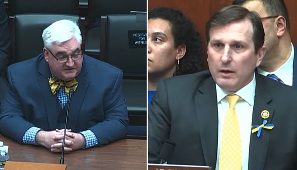 House Democrat tries to corner the wrong person to help Biden — but it's a former judge with all the right answers