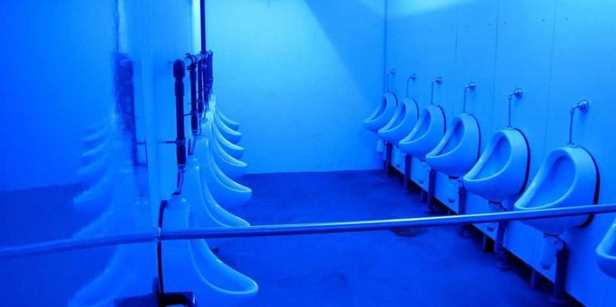 How a McDonald's men's room perfectly captures blue-state decline