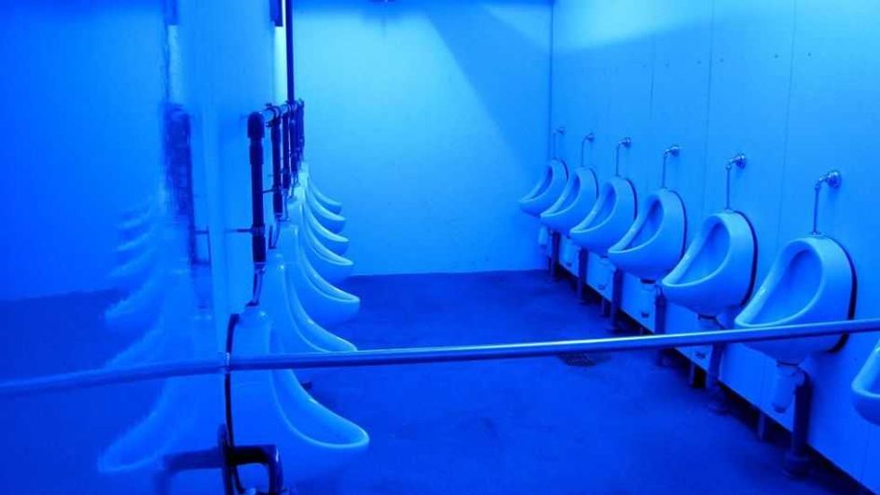 How a McDonald's men's room perfectly captures blue-state decline