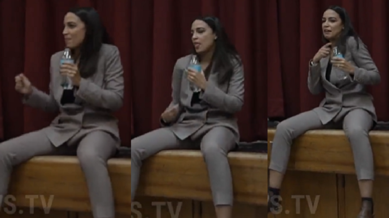 'How absolutely humiliating': AOC dances to protesters' chant — who wants to tell her what they're saying?