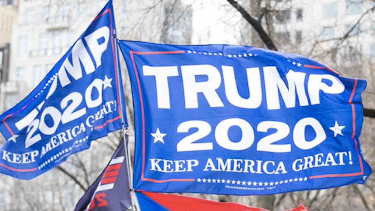 HS teacher orders student to take down flag supporting President Trump seen in his room — or leave online class