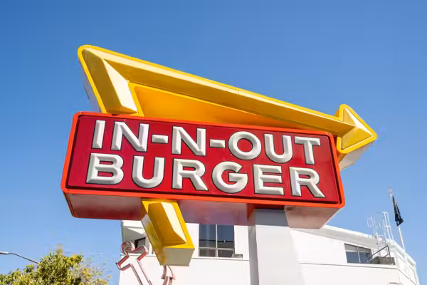 Huge brawl at In-N-Out Burger caught on video; customers are seen running for cover: 'Did they order it animal style?'