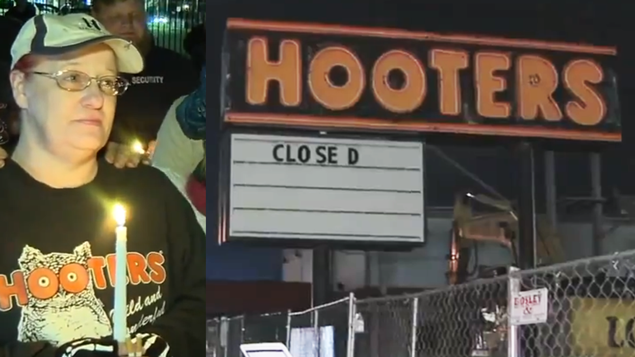 Hundreds gather for Hooters candlelight vigil in West Virginia as mourners cry and share calendars
