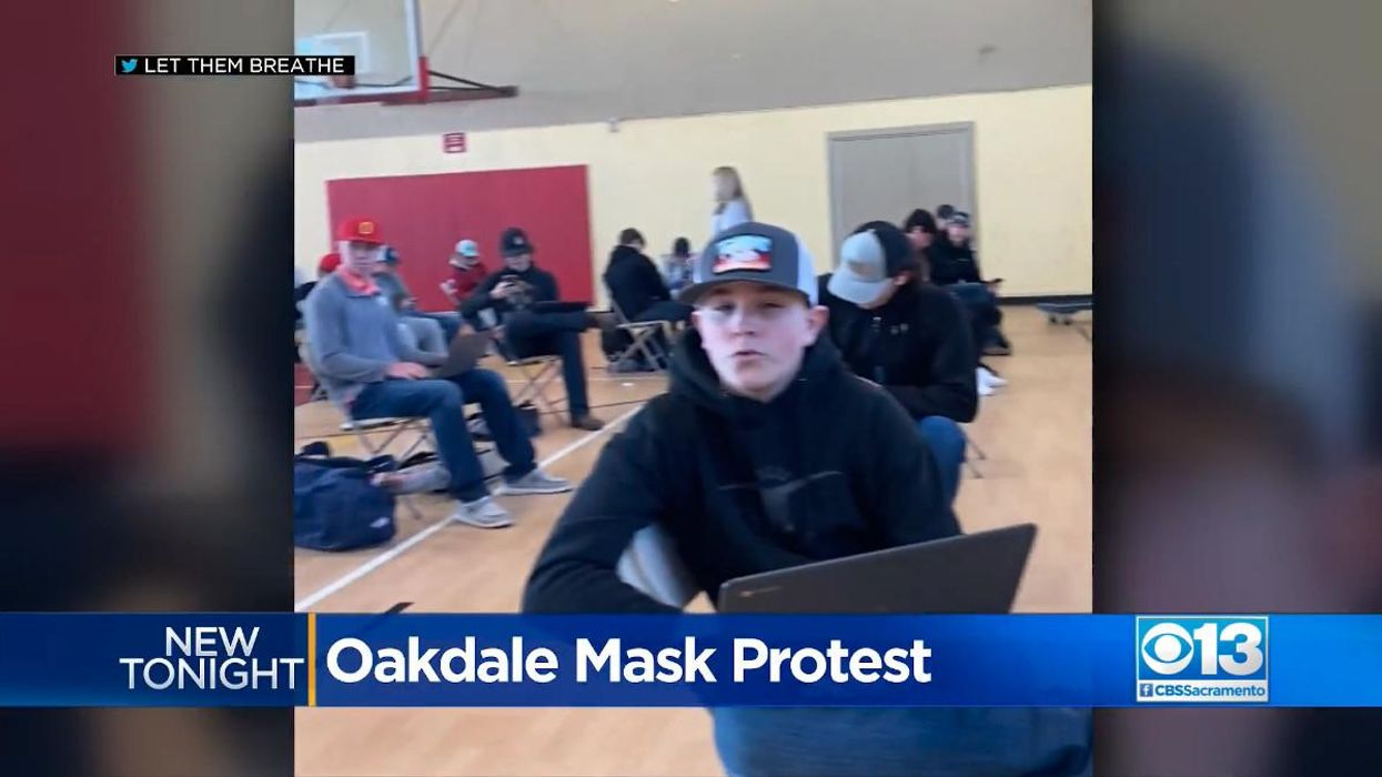 Hundreds of California students protest mandates by following Gov. Newsom's example and ditching masks