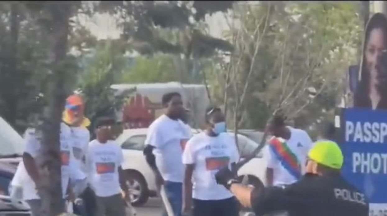 Hundreds of East African men wielding various weapons clash ahead of festival in Trudeau's Canada