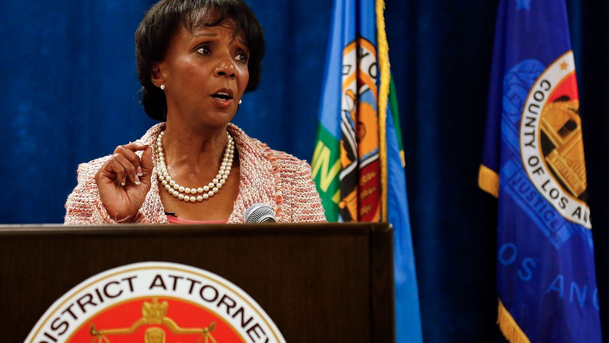 Husband of LA district attorney facing charges for pulling gun on BLM protestors at his house