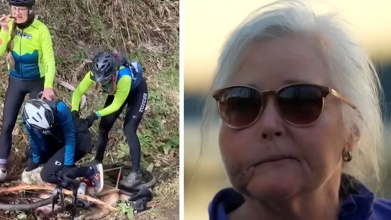 'I could feel the bones crushing': Cyclists valiantly fight off cougar that had their friend down for the count