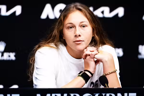 'I don't think that's relevant': American tennis star shuts down reporters fishing for anti-Trump answers