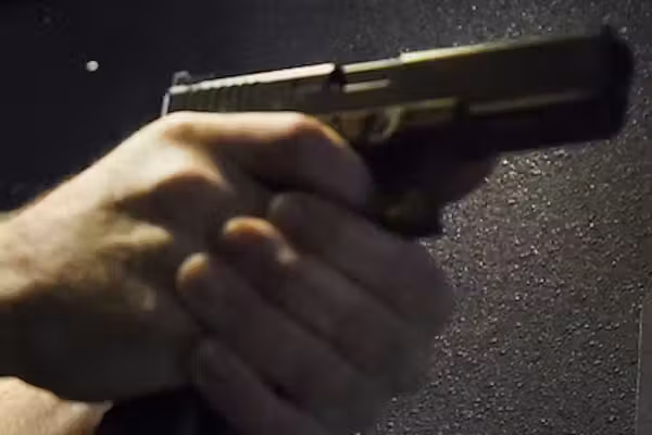 'I have a gun; don't move!' Concealed carrier protecting his wife and kids confronts burglar — and shocked crook wises up.