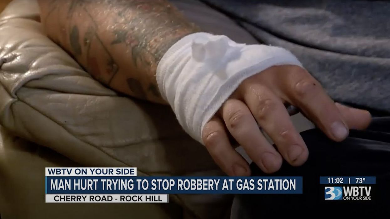 'I knew what I had to do, and I just did it': Customer shot while wrestling gun from armed robber in Circle K