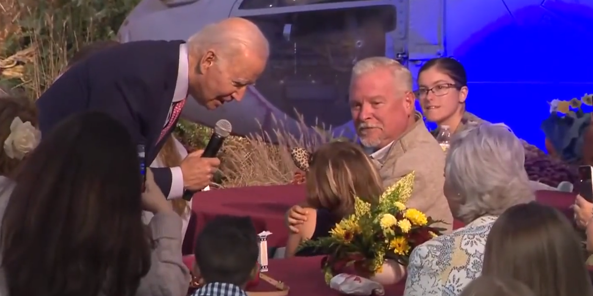 NextImg:'I like kids better than people': President Biden asks 6-year-old girl if she's 17 at awkward 'Friendsgiving' event | Blaze Media