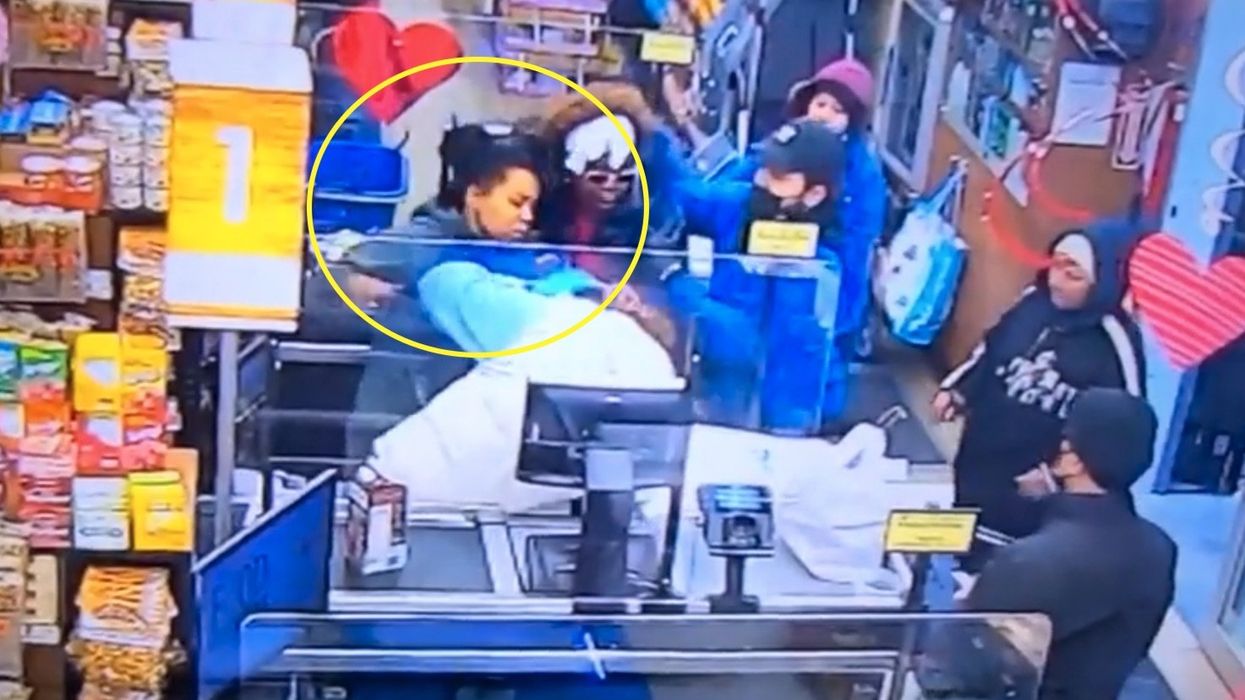 'I'm going to f***ing kill you': Surveillance catches women brutally beating grocery store clerk in brazen attack