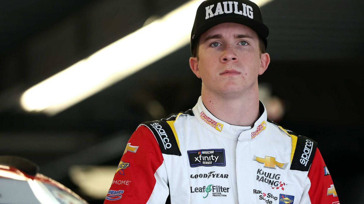 'I'm on fire!' NASCAR indefinitely suspends driver for using 'gay voice'