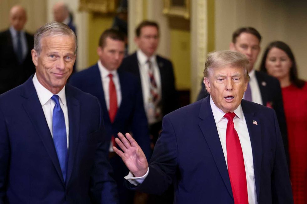 'I'm trying to be nice': Trump piles pressure on Thune over SAVE America Act