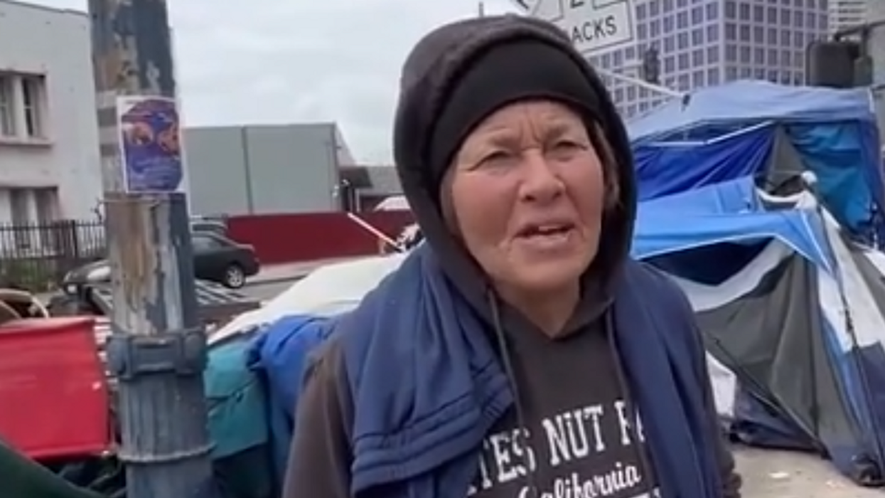 'I think we're spoiled': Homeless woman in San Diego says free phones, food, and clothes make it 'not that hard' to be homeless