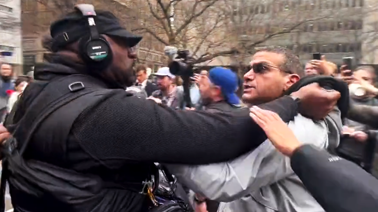 'I will kill you': Journalist attacked and threatened by alleged CBS crew member outside Trump arraignment in NYC