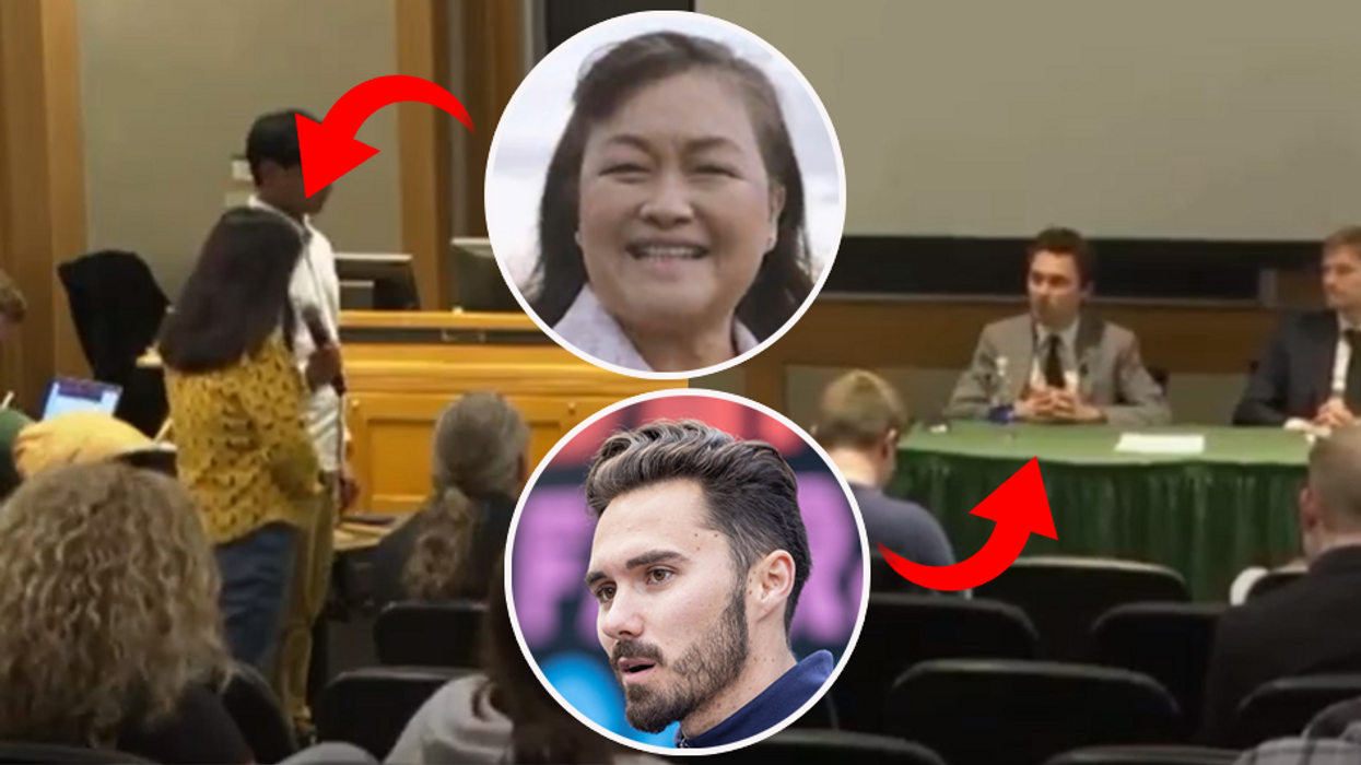 'I will never give up my guns': Gun control activist David Hogg questioned by Chinese immigrant about tyranny