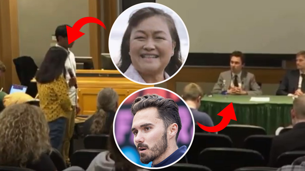 ';I will never give up my guns';: Gun control activist David Hogg questioned by Chinese immigrant about tyranny