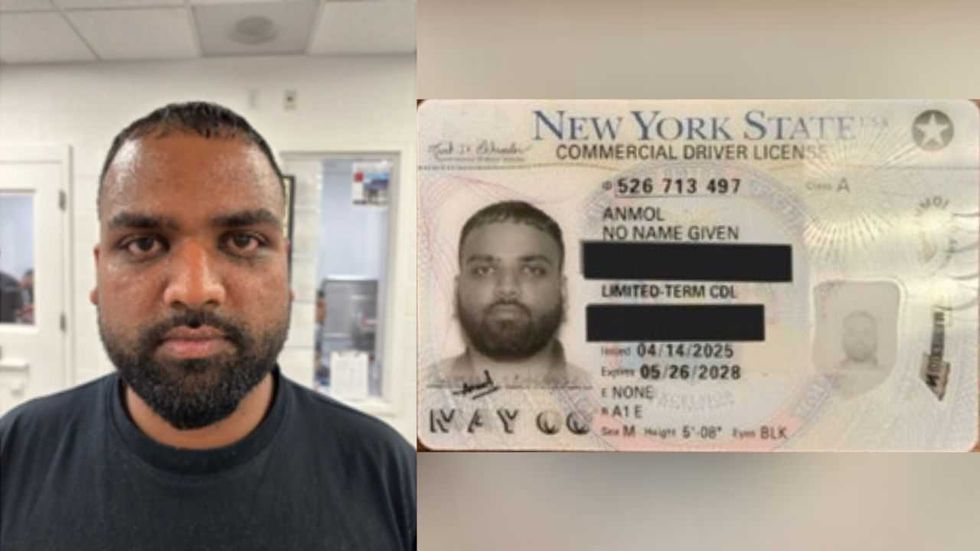 ICE nabs alleged illegal alien truck driver with ‘NO NAME GIVEN’ license