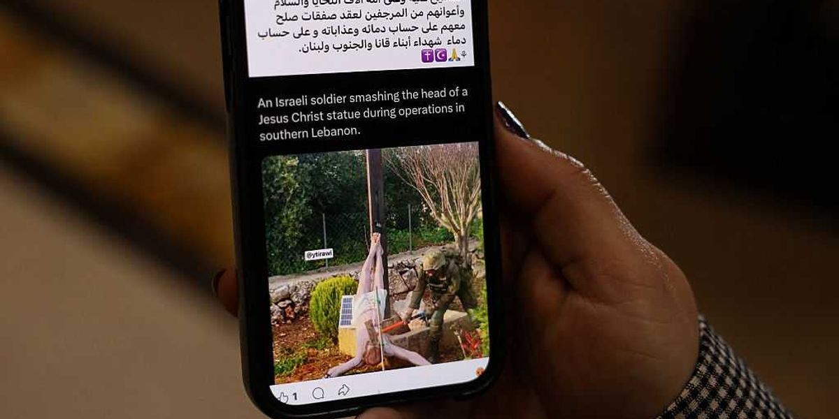 IDF soldier caught smashing Jesus statue with sledgehammer — officials and critics react