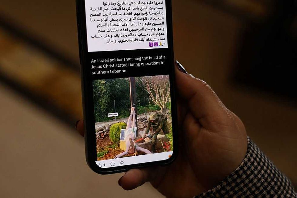 IDF soldier caught smashing Jesus statue with sledgehammer — officials and critics react