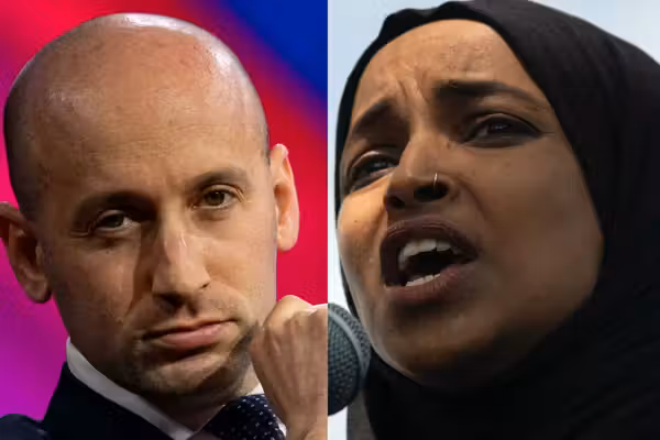 Ilhan Omar compares Stephen Miller's immigration rhetoric to Nazism
