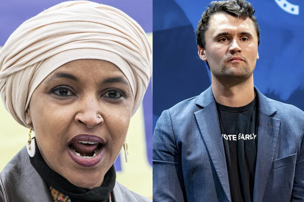 Ilhan Omar mocks Trump and others for praising Charlie Kirk: 'These people are full of s**t!'