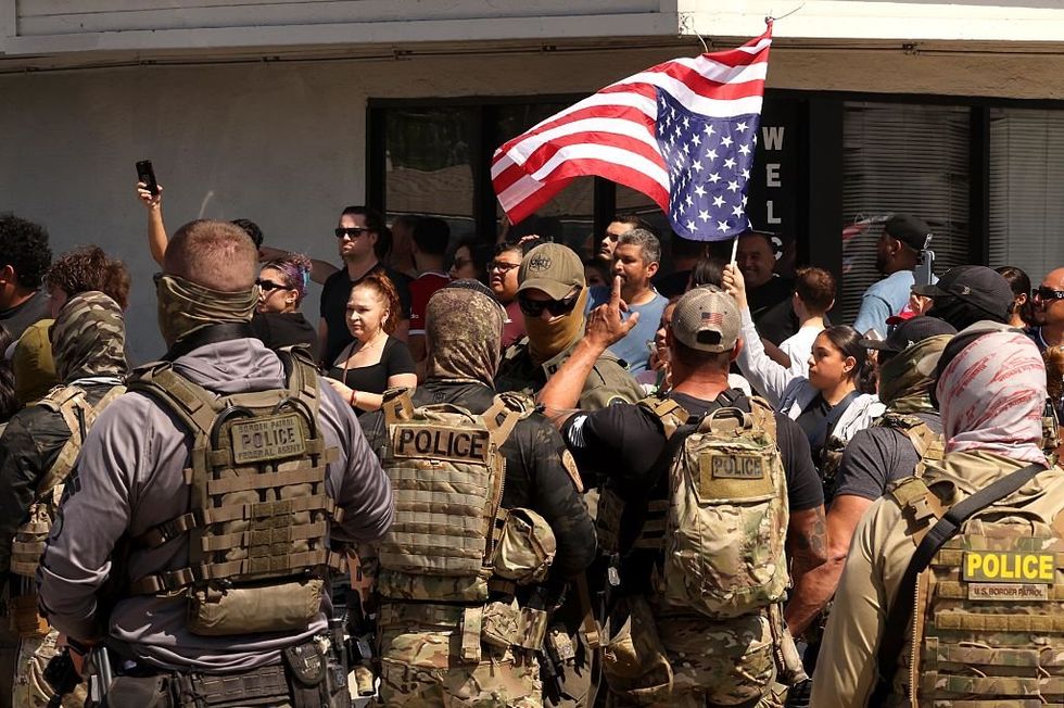 Illegal alien suspected of wielding weed whacker at ICE agents is called a 'father' and 'victim' by local outlet