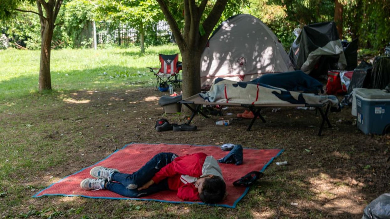 Illegal aliens near violent NYC shelter apparently form massive, illicit open-air market: 'Getting out of hand'