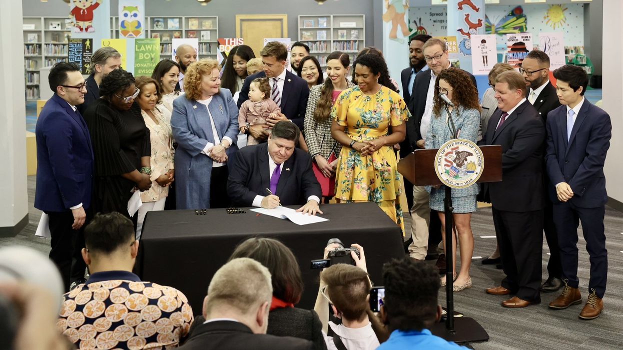 Illinois Gov. Pritzker signs anti-book ban bill; blasts DeSantis, Republicans' 'extreme views' on sexually explicit materials