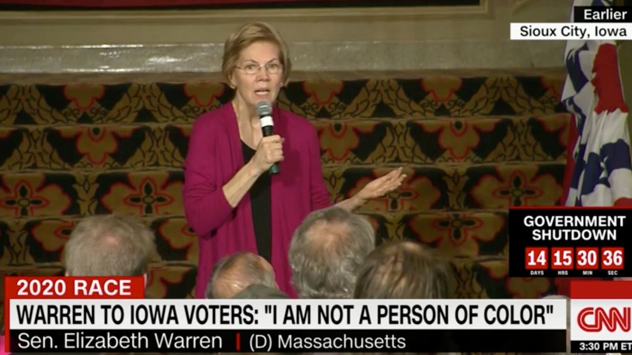 WATCH: Voter confronts Elizabeth Warren over her DNA test. Warren's response is mind-boggling.
