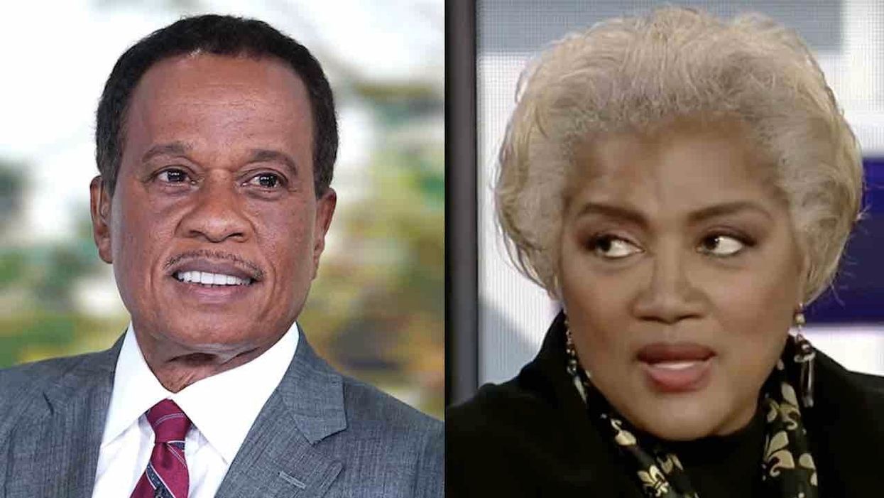 Donna Brazile says Fox News' Juan Williams 'gave me the fist bump' after her 'go to hell' tirade against Republican chairwoman