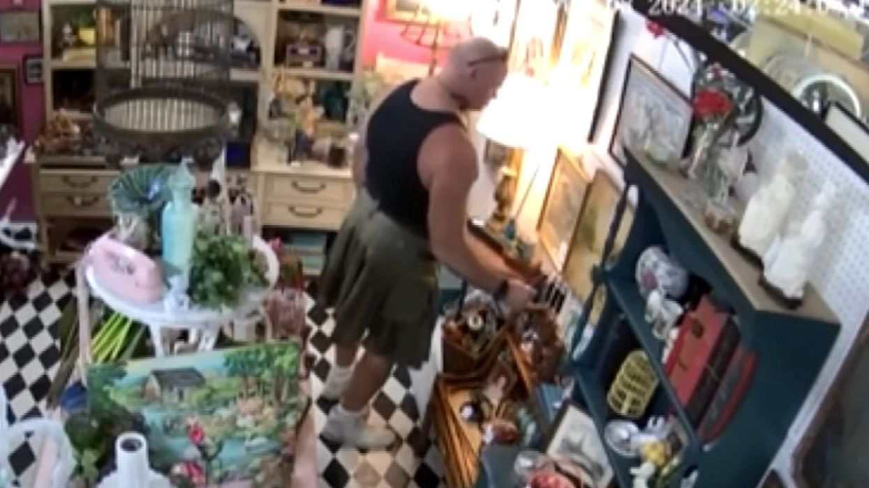 Man in kilt arrested for allegedly shoving items up his rectum and returning them to shelves at antique stores