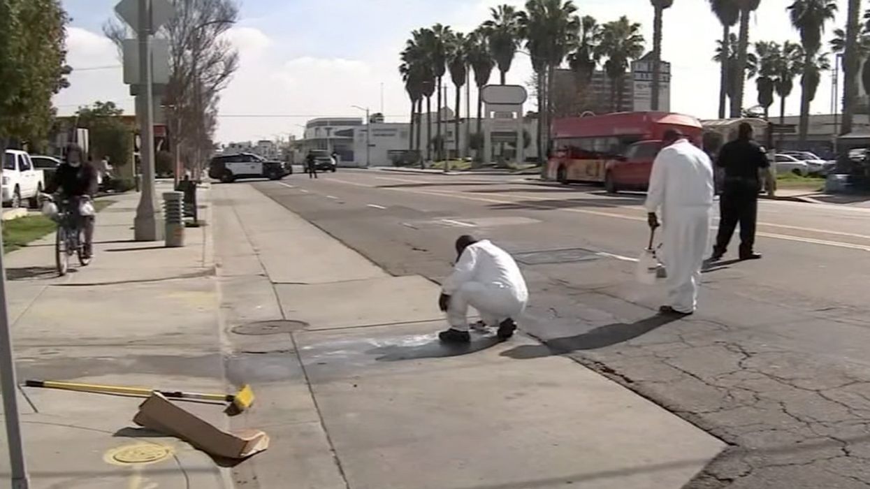 Police find homeless man stabbed to death after following trail of blood leading to abandoned building in California