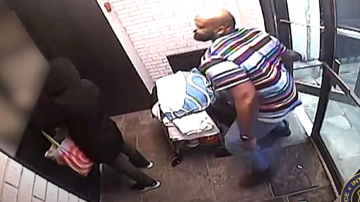 Security camera captures horrific beating of 67-year-old Asian woman by man who allegedly shouted racial insults